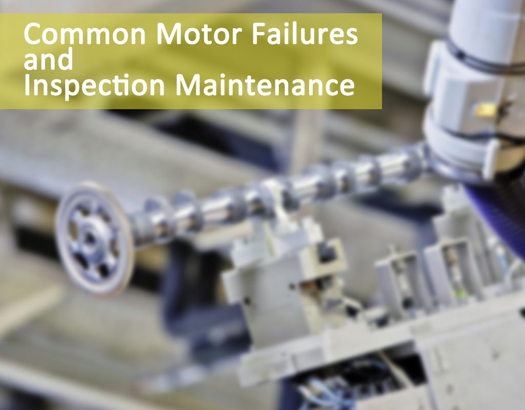 Falhas comuns do motor e manutenção de inspeção