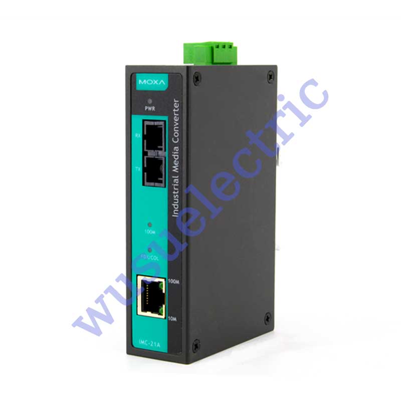 Moxa IMC-21A-S-SC Ethernet-to-Fiber Media Converters